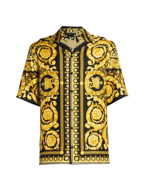 versace women's button up|Versace button up shirt.